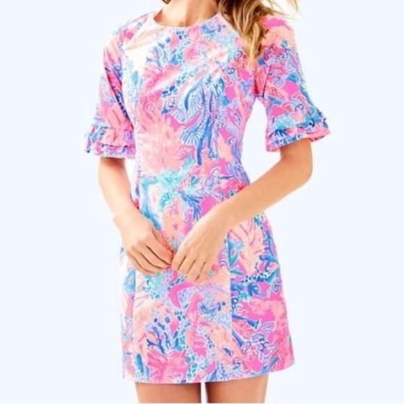 Lilly Pulitzer Fiesta Stretch Dress - Picture 1 of 3